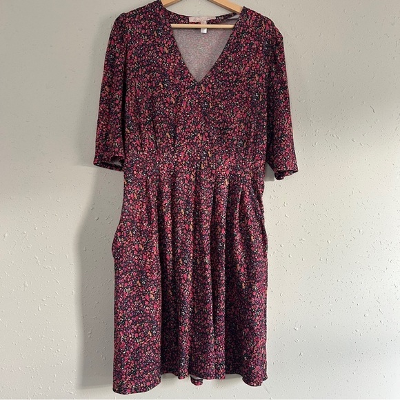 Hutch Pink Floral Mini Dress Casual Formal XXL - Picture 1 of 5